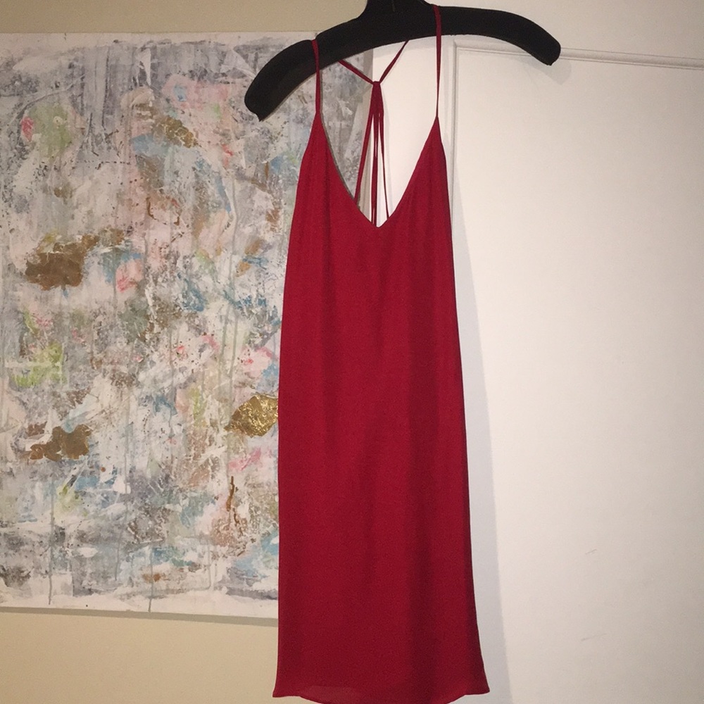 Red Alice and Olivia dress